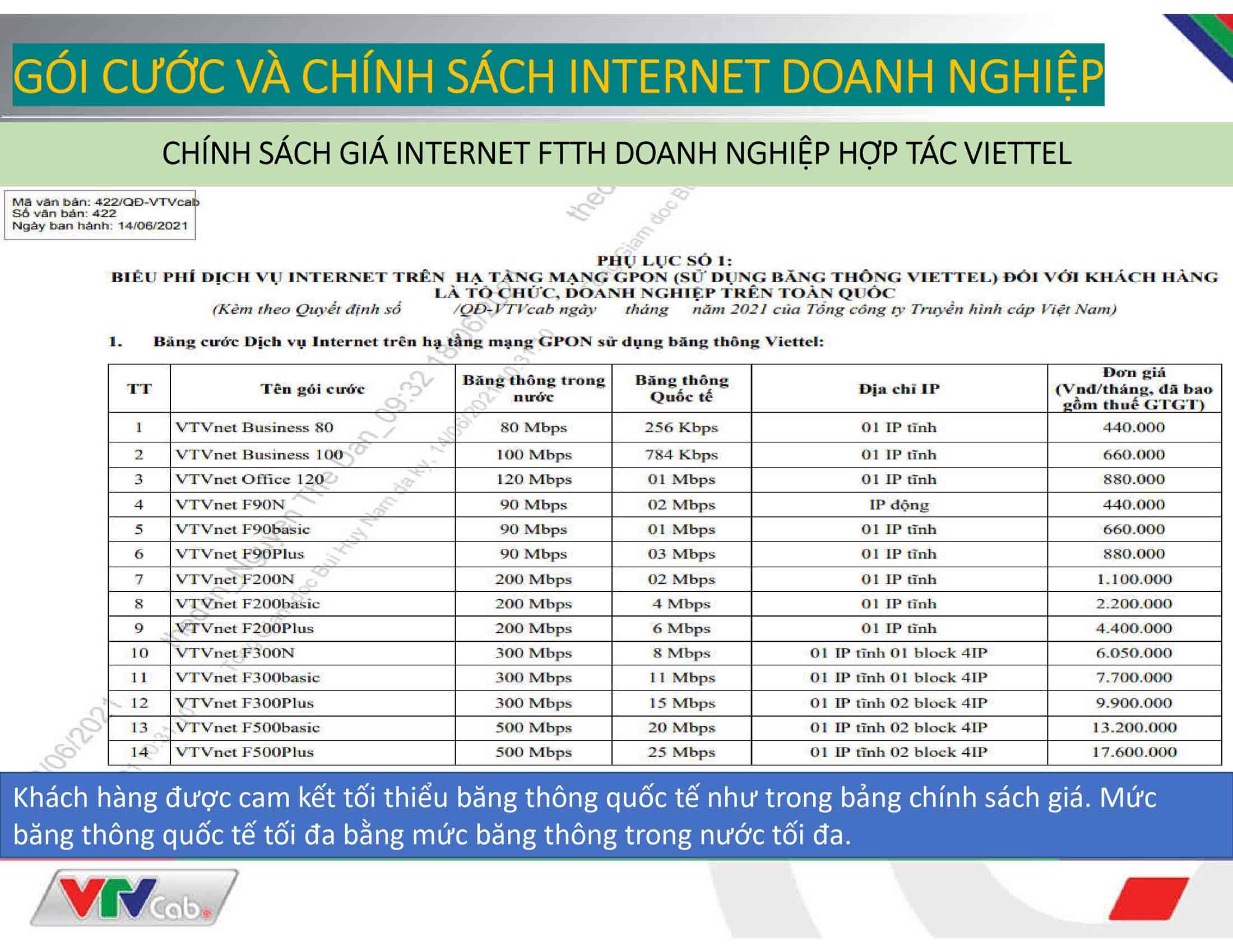 Internet doanh nghiep VTVCab