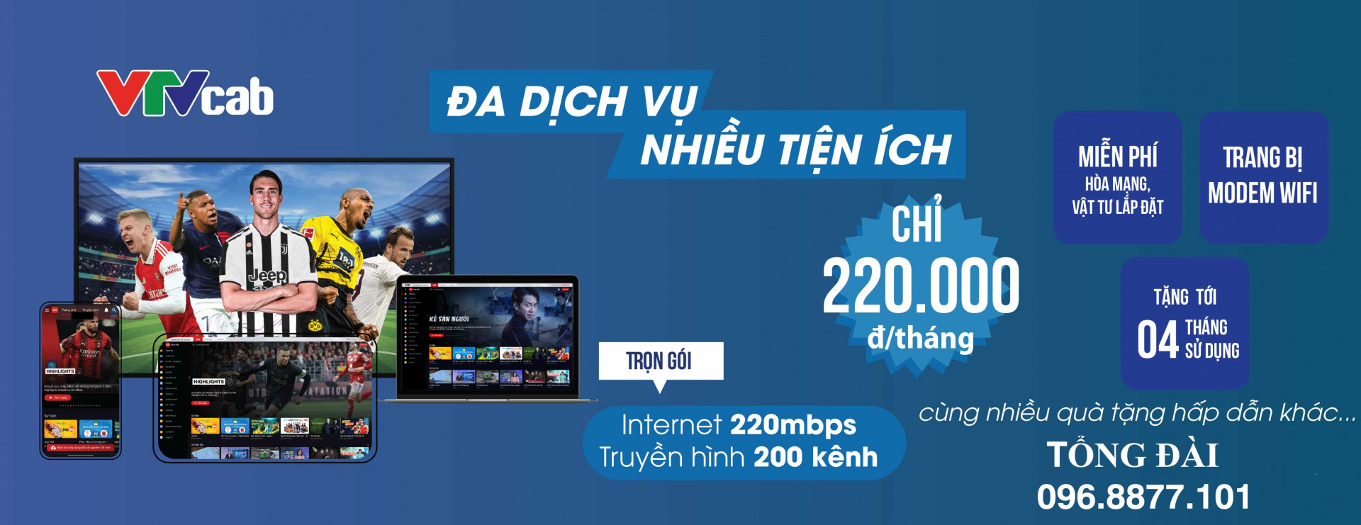Lắp Mạng Cáp Quang VTVCab - Internet Cáp Quang VTVCab 2024